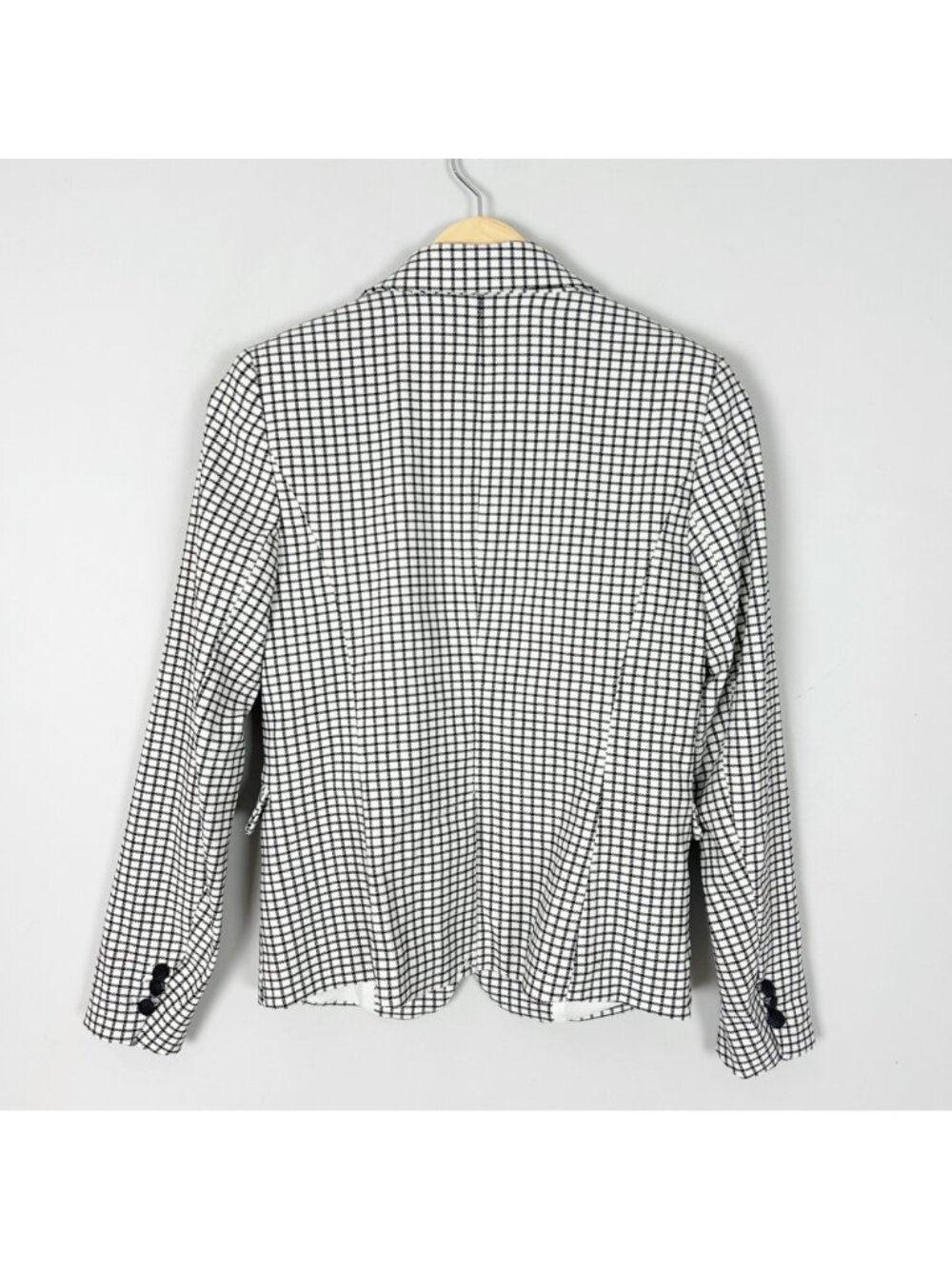 NEW Rachel Zoe Checkered Blazer Jacket Career Preppy Classic Size Small Women's - Picture 3 of 4
